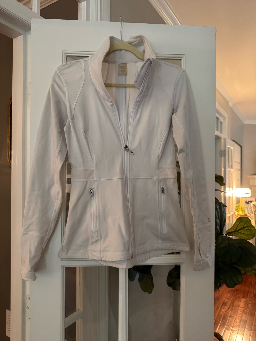 Light Pink Women's Zip-Up Jacket